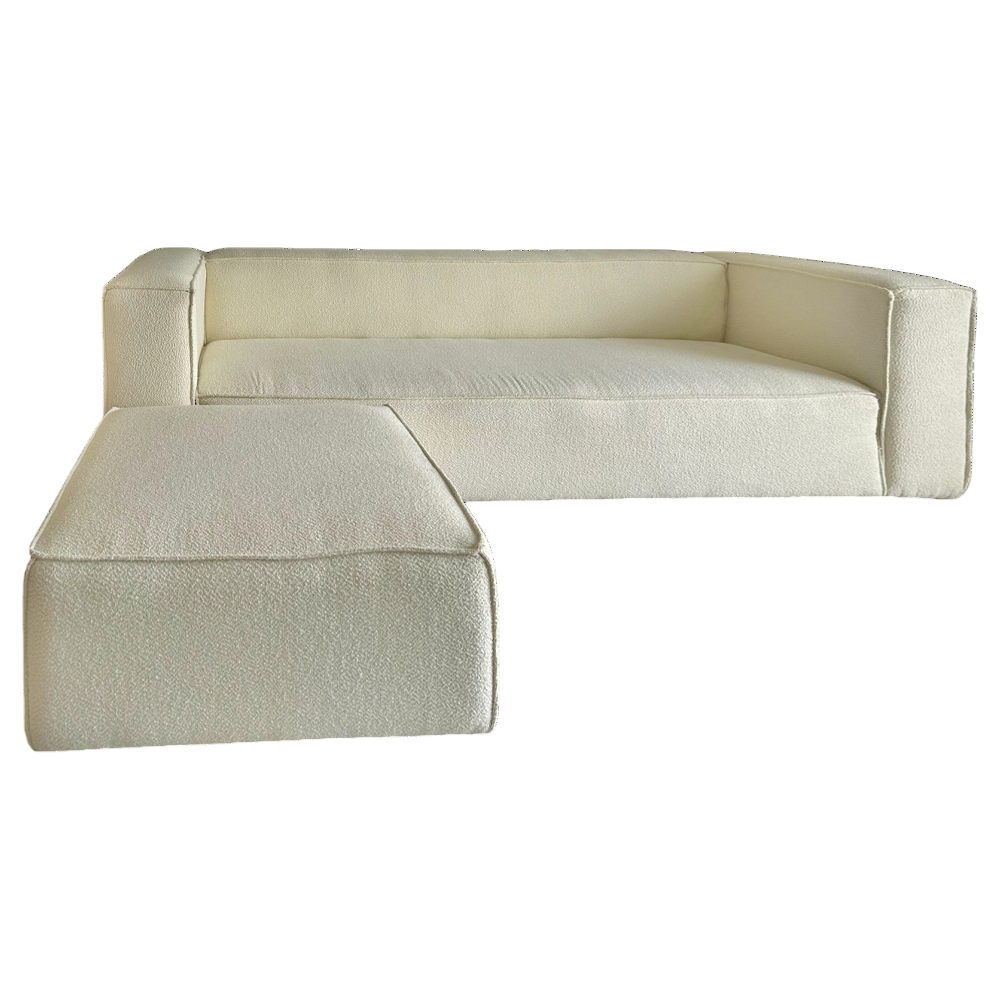 Newport Boucle 3-Seater Sofa