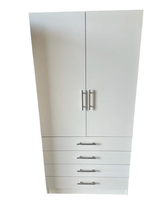 4 Drawer with Hanging Wardrobe