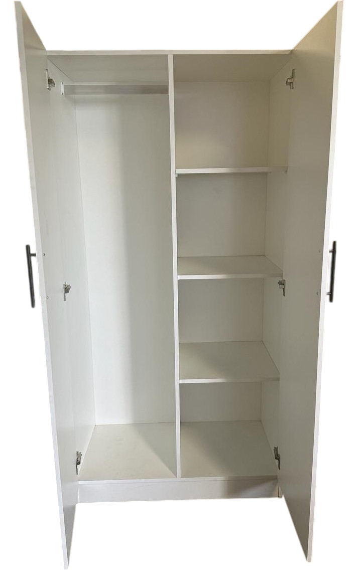 Hanging Wardrobe with Shelves