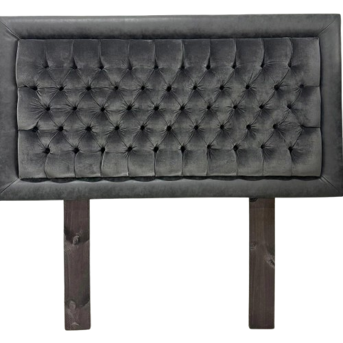 Dark Grey Queen Headboard